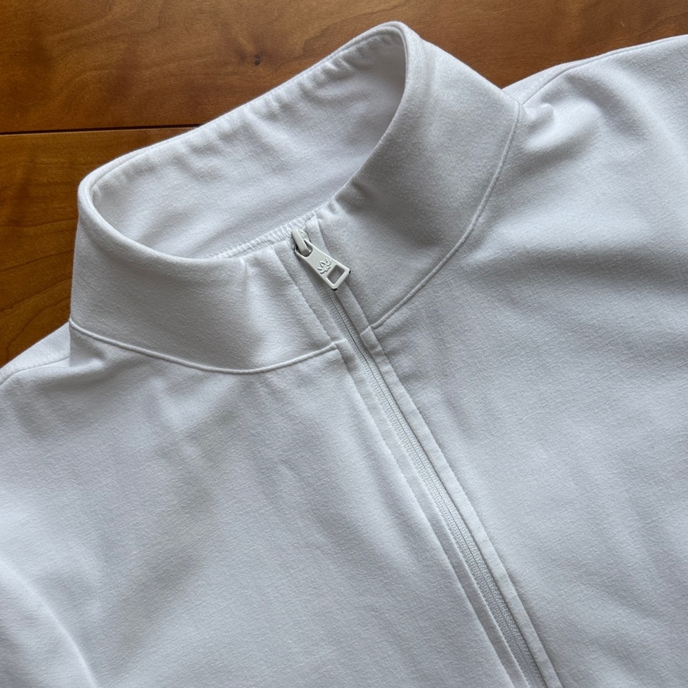 Beyond Yoga Women’s White Zip-Up Jacket Small - Picture 3 of 6